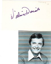 William Daniels signed in person card picture