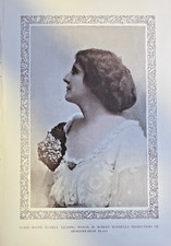 1907 Vintage Magazine Illustration Actress Marie Booth Russell picture