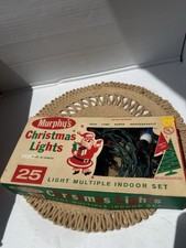 Vintage Murphy's Christmas Light's-set 25 Working In Box picture