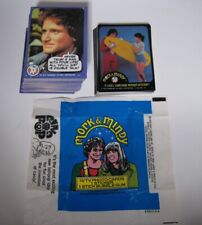 Mork and Mindy 1978 TOPPS COMPLETE CARD (99) & STICKER (22) SET Robin Williams picture