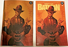 Absolute Batman #19 Otto Schmidt Trade & Virgin Foil Set Scarecrow LTD 999 NM+ picture