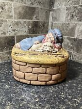 Vintage 1971, Alberta’s Mold Shepard And Sheep Covered Candy Dish  picture