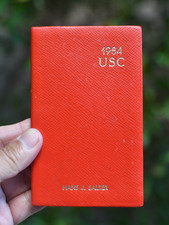 Hans J Salter film composer 1984 USC Leatherlines Pocket Calender picture