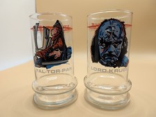 Vintage 1984 Star Trek III Search for Spock Glasses Fal-Tor-Pan Lord Kruge Set 2 picture