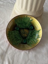 Vintage Edwards Star 6” Original Enameled Copper Dish/Bowl Gump's San Francisco picture