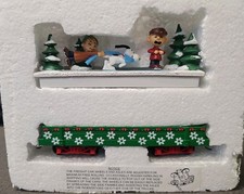 Peanuts Christmas Express Train Car Hawthorne Village Good Grief Gondola W/ COA picture