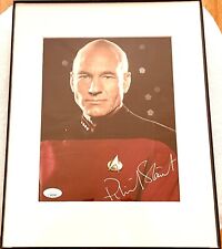 Patrick Stewart signed autograph auto Picard Star Trek TNG 8x10 photo framed JSA picture