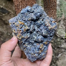 828GR TOP SPHALERITE IRIDESCENT CHALCOPYRITE MINERAL CRYSTAL SPECIMEN picture