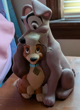 Vintage Collectible Disney Lady And The Tramp Coin Bank picture