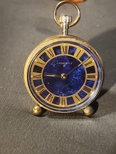 VINTAGE CARAVELLE MINI C2511 ALARM CLOCK 8 JEWELS SWISS windup  Running Great picture