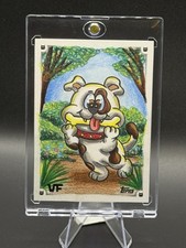 2026 Topps Chrome VeeFriends -Bad Ass Bulldog Sketch - 1/1 picture
