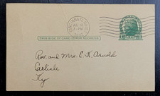 Vintage 1932 Kentucky Postcard WCKY Radio Performer Ruth Arnold to Carlisle KY picture