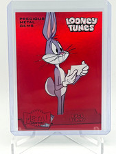 2024 UD Fleer Retro Looney Tunes Bugs Bunny Precious Metal Gems Red PMG /100 picture