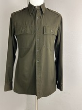 Vintage WWI Era Military Uniform Shirt Kahn Tailoring Co. Chin Strap Wool Army picture
