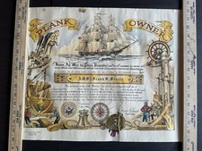 1987 US Navy Plank Owner Certificate US Naval Strike Fighter Squadron 305 Vtg picture