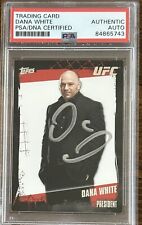 2010 Topps UFC Dana White Signed Card PSA DNA COA AUTOGRAPH SIGNED UFC President picture
