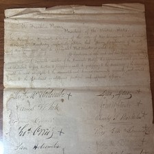 1850s President Franklin Pierce Letter Postmaster New Brunswick New Jersey picture