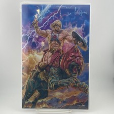 He-Man Sovereign of the Emerald Roar Signed Victor Garduno Foil LTD 200 w/COA picture