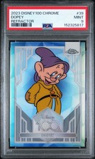 2023 Topps Chrome Disney100 #39 Dopey Refractor PSA 9 picture