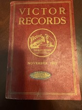 Victor Records Catalog Nov 1916 Antique Book Very Rare picture