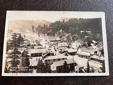 RPPC Evergreen Colorado - Birdseye Street Scene Business District early 1900s picture
