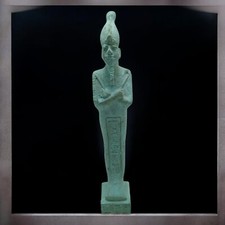 Rare Antique Egyptian Statue Osiris Pharaonic Unique Artifact Underworld BC picture
