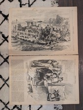 1874 Blacks Voting Cartoon, Eagles Duel Centerfold, Africa Gold — Oct 31 picture