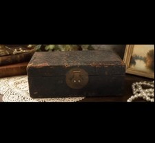 Antique Chinese Lacquered Leather Box – Qing Dynasty picture