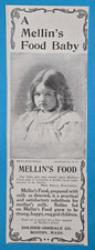 Antique 1898 Magazine Ad MELLIN’S FOOD Baby Milk Doliber-Goodale Co Boston MA picture