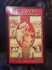 DE LAVAL CREAM SEPARATOR SIGN Tin 17