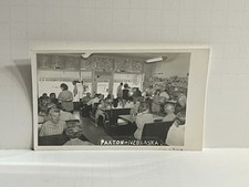 RPPC Paxton Nebraska NE Cafe Interior Restaurant Postcard C1960s picture