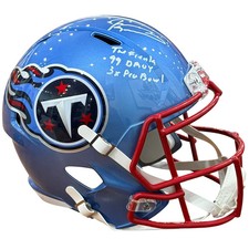 Jevon Kearse Autographed Tennessee Titans (FLASH) Deluxe Full Size Helmet w/ 
