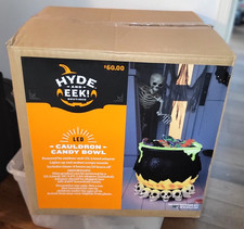 Hyde and Eek Cauldron Candy Bowl In Box 17