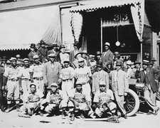 1909 SALT LAKE OCCIDENTALS Baseball Team & Jack Johnson, Vintage Photo Reprint picture
