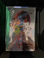 Superman Unlimited #1 SDCC 2025 Clay Mann Foil Variant - Signed by Dan Slott picture