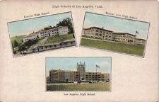 Los Angeles California Lincoln High School Manual Arts LA High School Postcard picture