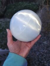 Large Selenite Sphere *crystal ball* picture