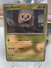 Pokemon TCG Rowlet - Reverse Holo Common ME03: Perfect Order 010/088 NM picture