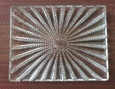 Vintage Federal Glass Park Avenue Rectangular Vanity Tray Manganese picture