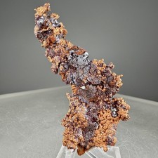 Nice Red Cuprite on Native Copper Crystals: Ray mine, Hayden, Pinal Co., Arizona picture