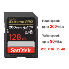 Original New SanDisk Extreme PRO SD Card 200M 128GB 4K UHD For Camera SD Card picture
