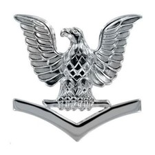 Navy Cap Device E4 Petty Officer Third Class silver picture