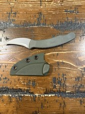 RARE Ed’s Manifesto & Kopis Designs Sneakreaper Elvia Field Knife OD Green picture