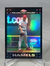 Cole Hamels 2007 Topps Chrome Refractor Baseball Card #28 Philadelphia Phillies picture