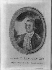 Benjamin Lincoln 1782 American Revolution Major General Portrait Print picture