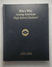 Vintage Who’s Who Among American High School Students 1989-90  picture