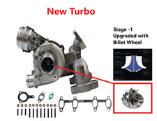 Turbocharger STAGE 1 UPGRADE GOLF IV / AUDI A3 713672 038253019A picture
