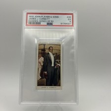 1932 Player's Dandies Tobacco James Corbett Pompadour #49 PSA 5 picture
