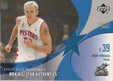 Zeljko Rebraca 2002 UD NBA All-Star Authentics jersey card ZR-AS picture