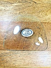 Unusual Shaped Convex Clock Glass (Stamped for Gilbert Clocks) (K6124) picture